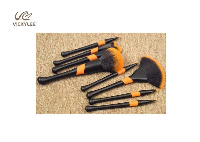 Horse Hair Plastic Handle 155MM Facial Makeup Brushes