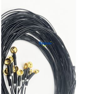 Reusable EEG Cup Electrodes with Gold Plating and 3m Cable