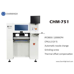 Auto Rails Grinding Screw PCB Assembly Machine CHM-751 Charmhigh 6 Heads