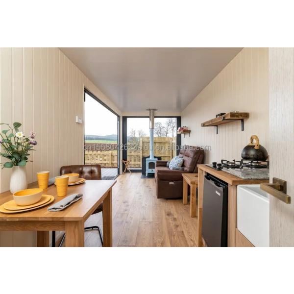 Prefab Modern Luxury Shipping Container House Villa 40ft One Bedroom One Kitchen