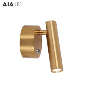 China Surface mounted IP20 headboard wall light adjustable led wall lamp 3W led bedroom wall reading lamps for hotel on sale