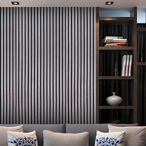 Office Studio Akupanel Wooden Slatted Sound Absorbing Proofing Boards Ceiling Pet Wood Slat Wall Soundproof Acoustic Panels