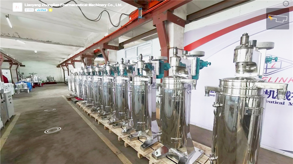 GMP industry Acid discharge gypsum starch sugar metal products scraper centrifuge