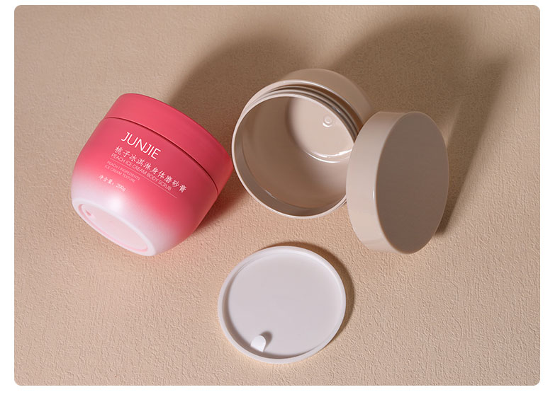 200g 250g PP Cosmetic Jars Refillable Empty Jars For Body Butter