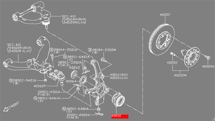 50KWH02 Front Wheel Hub Bearing for Nissan Urvan E25 40210VW000 Paypal Payment Accepted