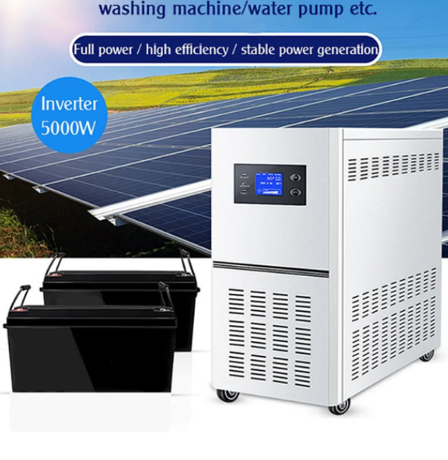 CE Off Grid Solar System 5000W Solar Panel Kit For Outdoor Camping