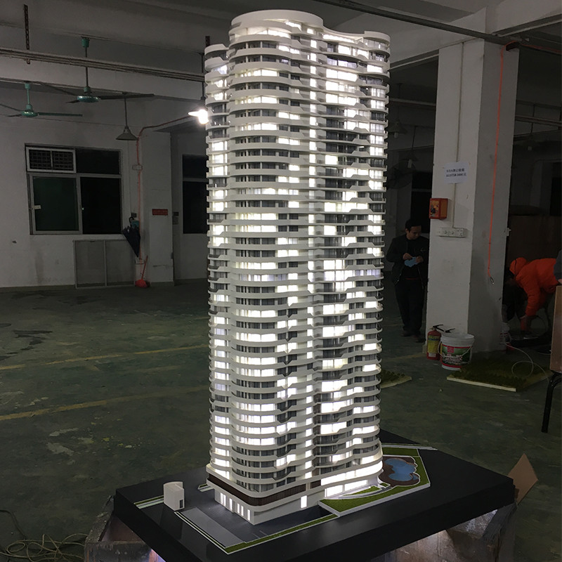 Construction real estate building model , building construction models