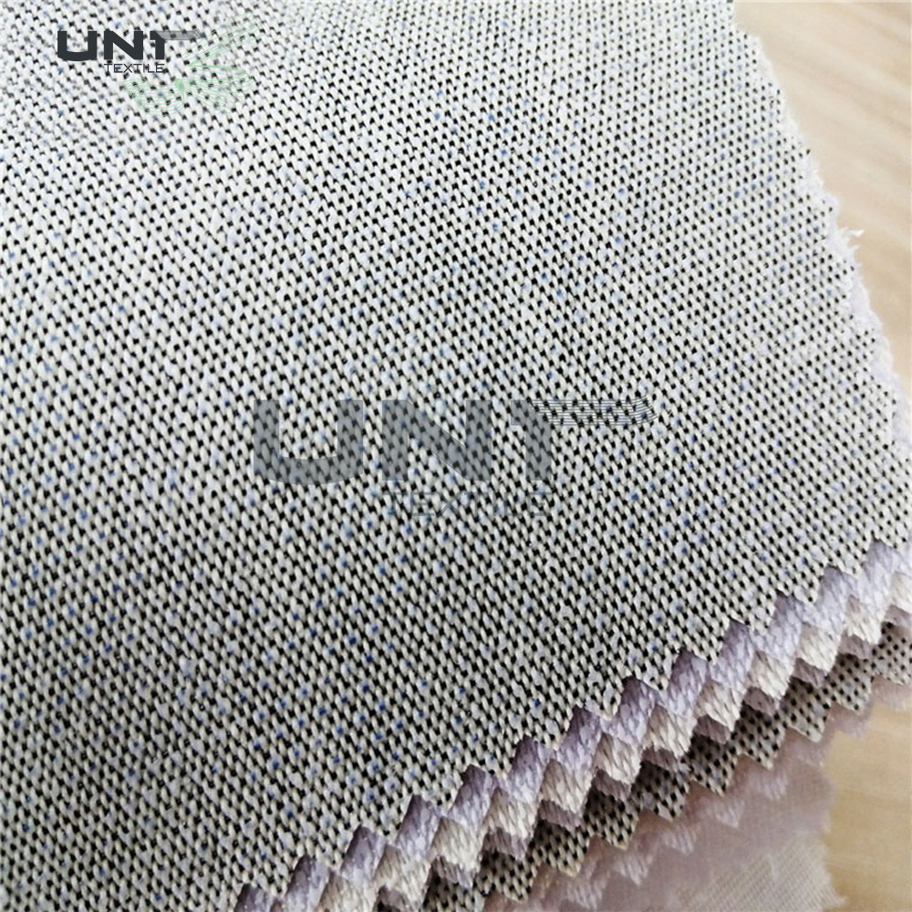 Cotton Cap Woven Fusible Interlining Roll With Hard LDPE Glue