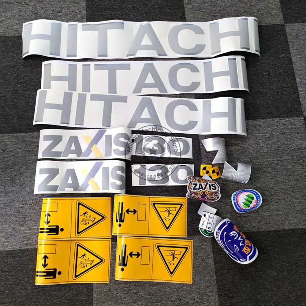 IOS9009 Excavator Sticker Pinup Picture Parts For Hitachi ZX60 ZX70 ZAX130H ZAX150 ZAX200 ZAX210
