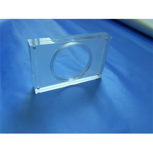 Magnetic Acrylic Frame 4x6,Clear Acrylic Magnetic Photo Block