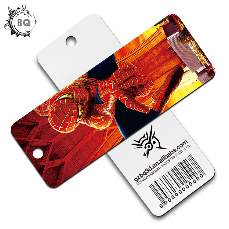 Personalised 3D Lenticular Bookmark For Schools , 3d Printed Card