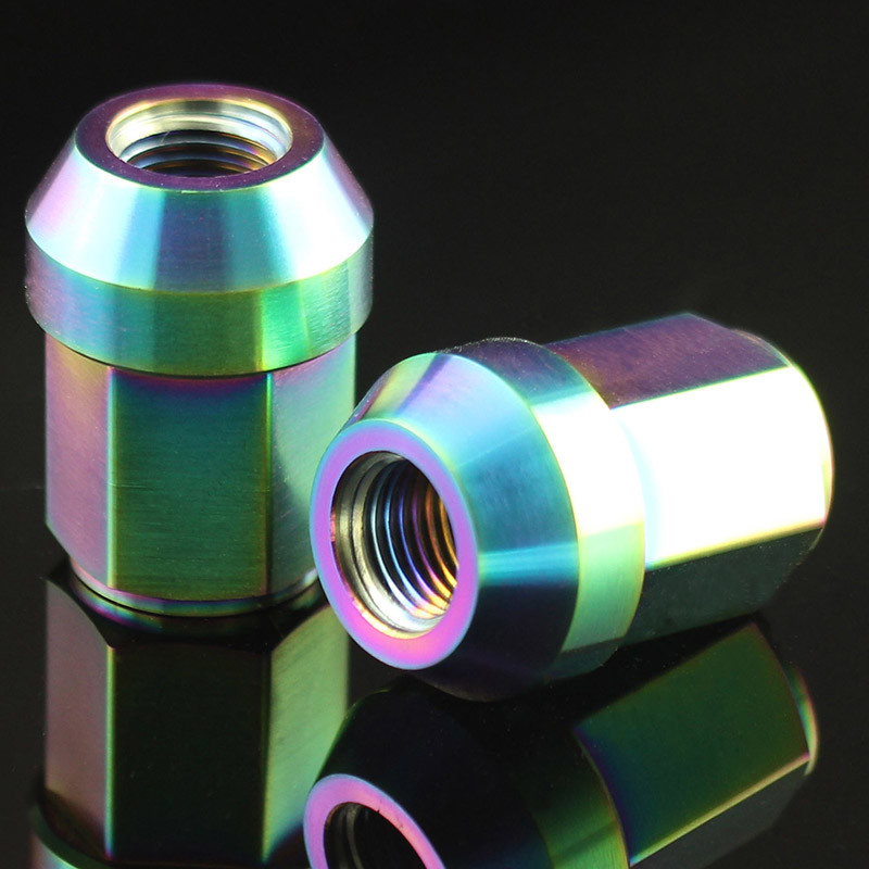 GR5 Lug Titanium Wheel Nuts M12x1.25 M12x1.5 M14x1.5 M14x1.25 With PVD Coating