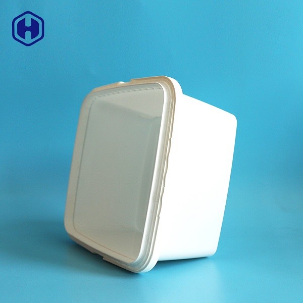 Microwavable Small Square Plastic Containers Heat Resistant Printing