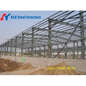 Q235 Q345B Grade Steel Structure Construction With Welded Connection And Bolt