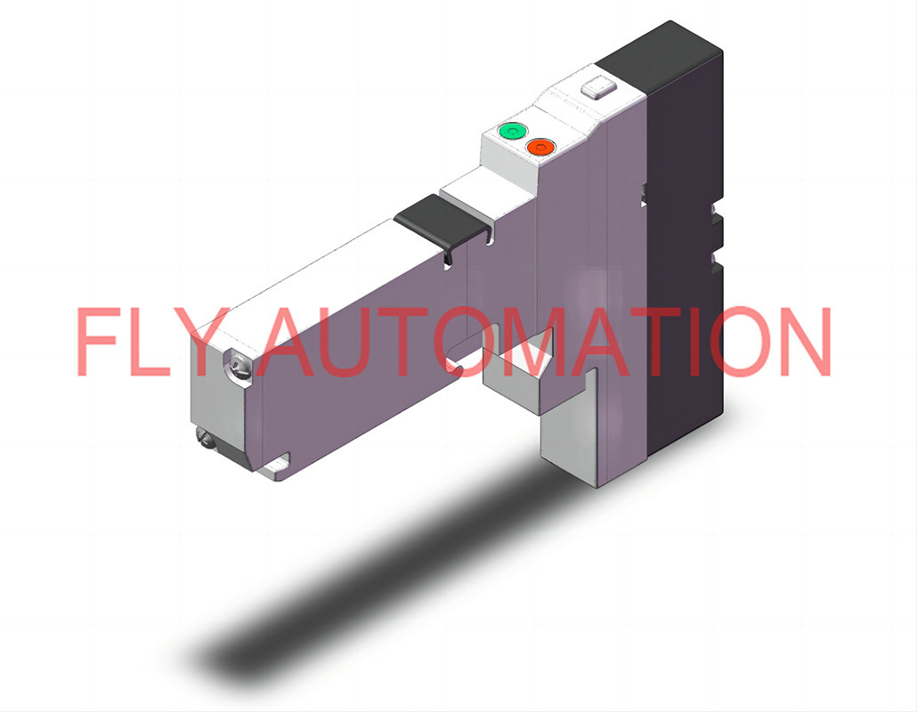 5-Port Solenoid Valve Plug-In Unit Base Mounted Valve VQC1000 Series VQC1201N-51
