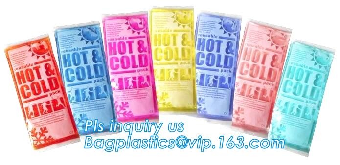 Ice Bag Packs - Set of 3 Hot & Cold Reusable Ice Bags Size 6, 9 and 11 inch - No Leaks, No Drips, non-toxic plastic cool
