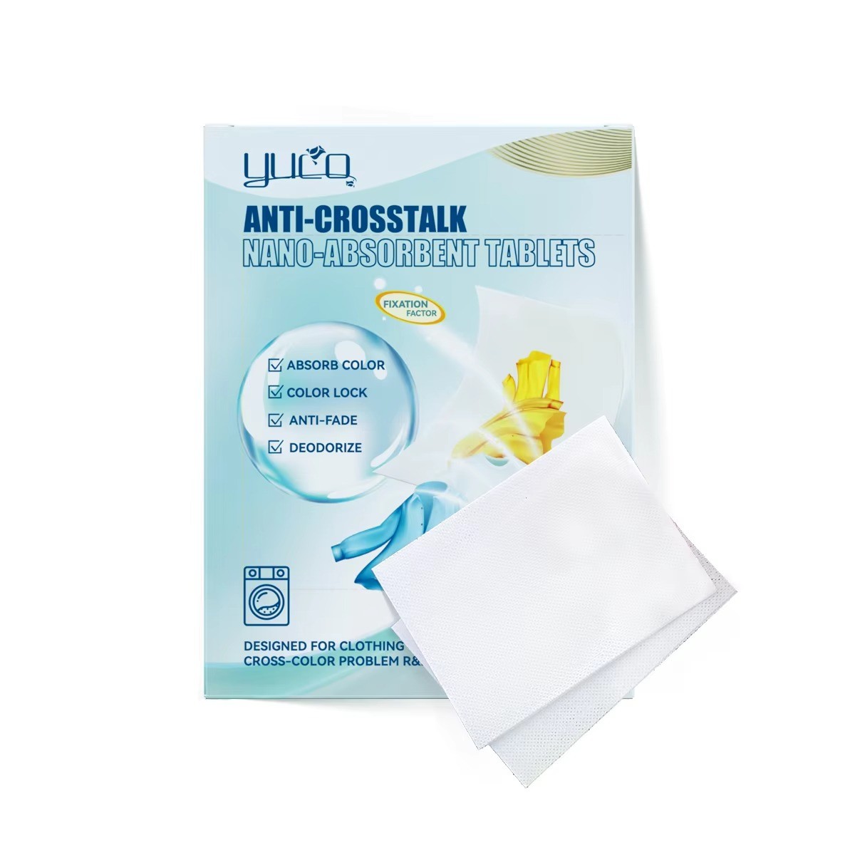 Natural OEM Dye Trapping Sheets Fragrance Free Washing Machine Color Catcher
