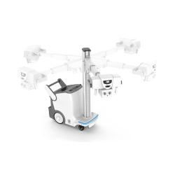China Mobile Digital Radiography Imaging System DR Medical X Ray Machine 50kW for sale