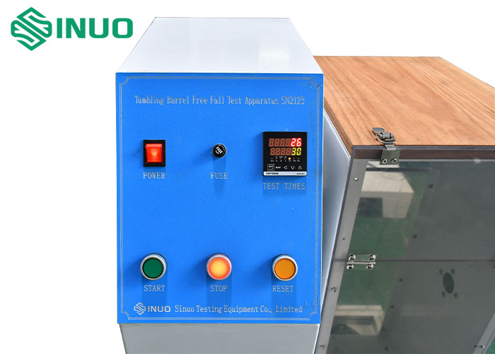 IEC 60884-1: 2022 Tumbling Barrel Free Fall Test Apparatus For Drop Resistance Testing
