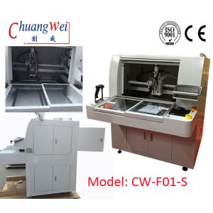 Customized Adjustable Bit Break Control 330mm PCB Router Machine