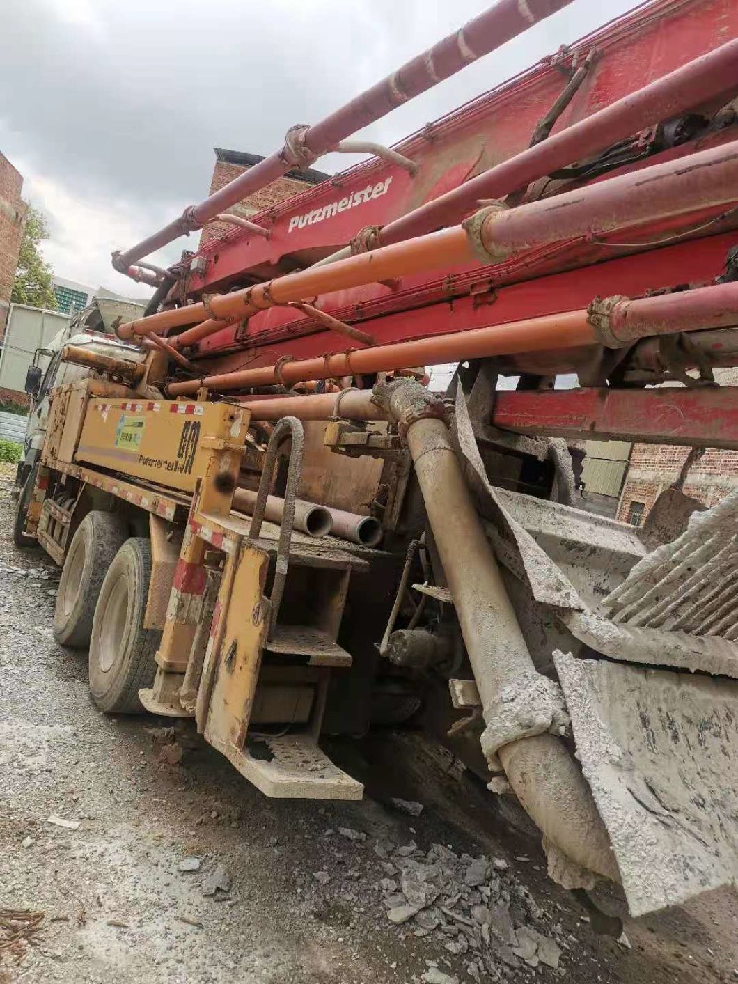 Good Conditon USD Putzmeister Concrete Pump Germany Elephant 38m for Sale