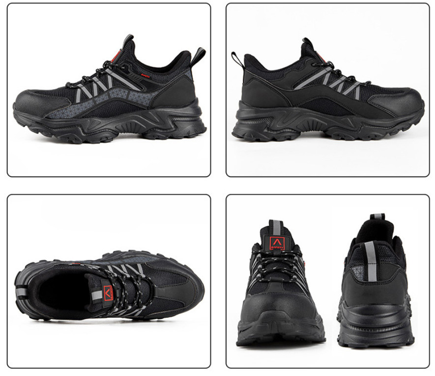Summer Breathable Anti Smash Lightweight Construction PPE Safety Shoes