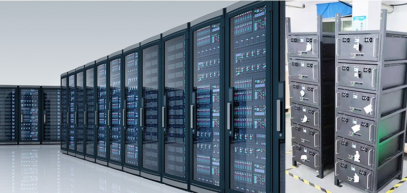 51.2V 5000Ah LiFePo4 Rack Mounted Lithium Battery Metal Cabinet Type