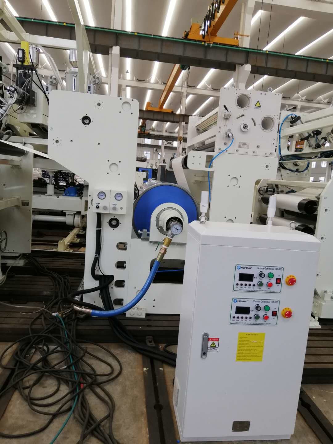 PE / EPE Foam Plastic Lamination Machine 150-300 M/Min Speed Exchange