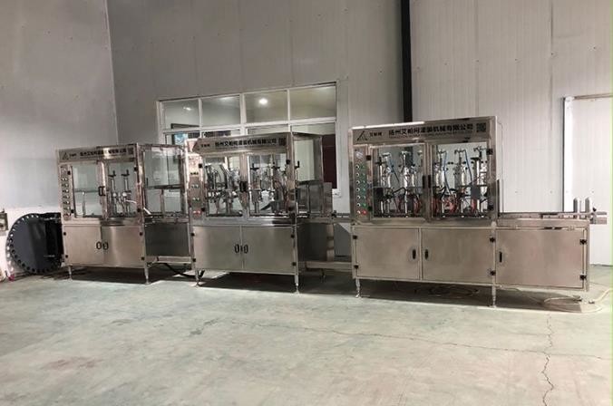 Low Noise Programmable Logic Controller Cosmetic Liquid Filling Machine 10-1200ml