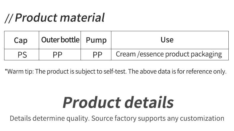 15ml 30ml Luxury Room Spray Bottles , Cream Jars Cosmetic Packaging