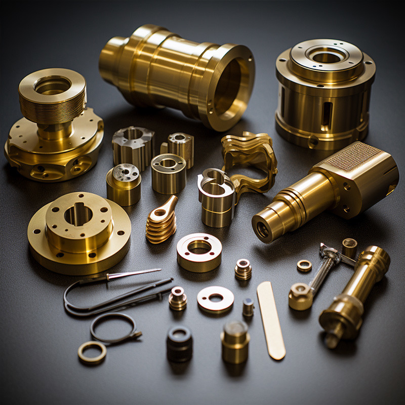 CNC Machining Custom Brass Parts With Milling Turning Drilling Processing