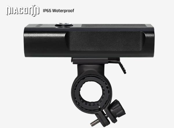 IPX5 Waterproof Bike Front Led Light 30W 3000lm Aluminum Case Power Bank