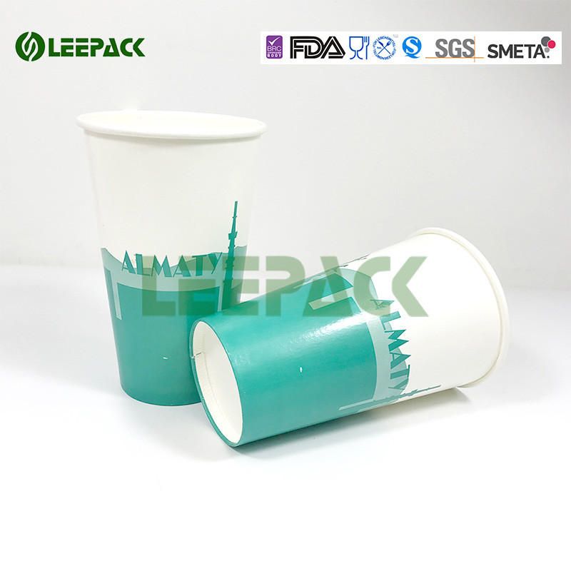 Biodegradable custom disposable Cold Paper Cups For Cola Lemon Juice Wholesale