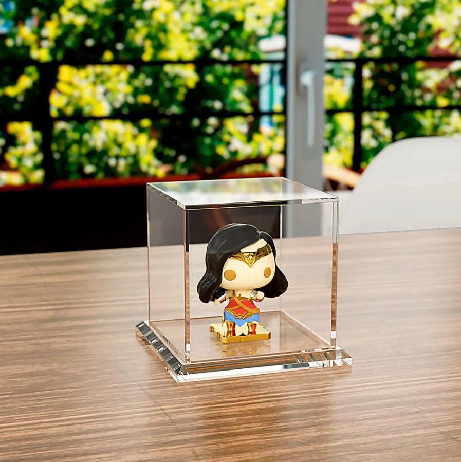 Custom Acrylic Magnetic Box Game Card Collection Storage Box Acrylic Display Case for Pokémon Cards