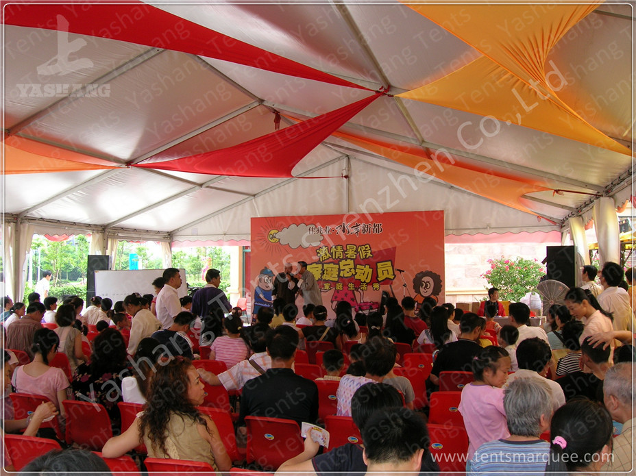 Red Roof Cover Outdoor Event Tent Garden Marquee Hire ISO CE Certification