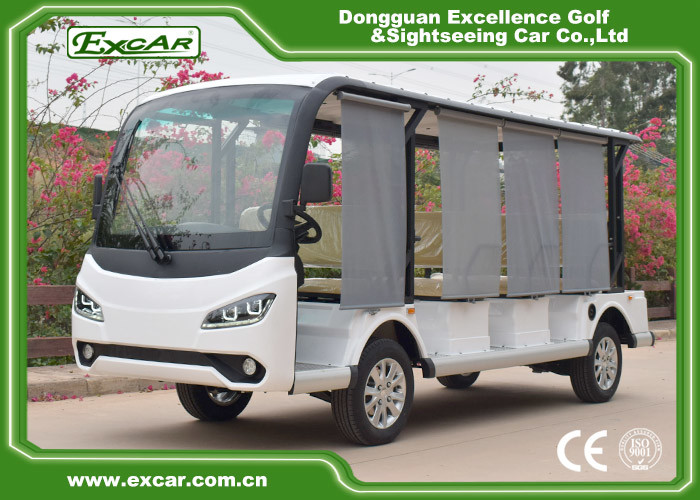 7.5 KW 72V Motor Electric Passenger Bus Battery Operated Disc Brake Technology