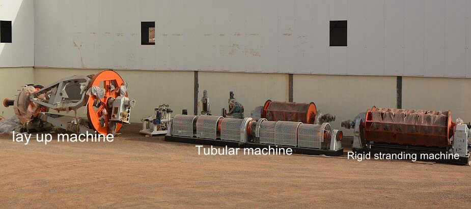 High Efficiency Cable Stranding Machine / Copper Or Aluminum Wire Tubular Stranding Machine