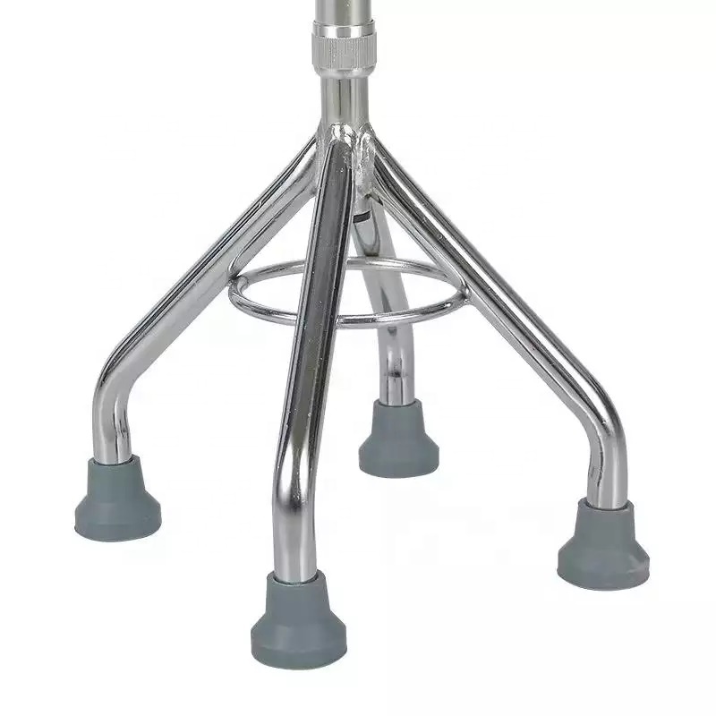 Walker & Rollator cruch walker Mobility Aluminum Alloy Stainless Steel Crutch Elderly Adjustable Walking Stick