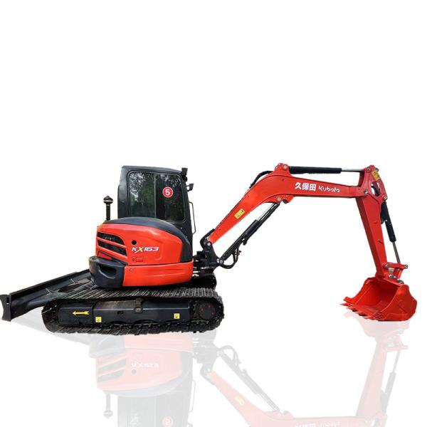 Second Hand Kubota Excavators 5 Tonnage Weight 35.5KW Used Kubota KX163