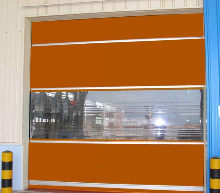 Fast Acting Roller Shutter Doors Thermal Insulation High Speed Vinyl Roll Up Doors