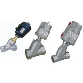 Hot Sale Piston Operated Pneumatic Stainless Steel Angle Seat Valve