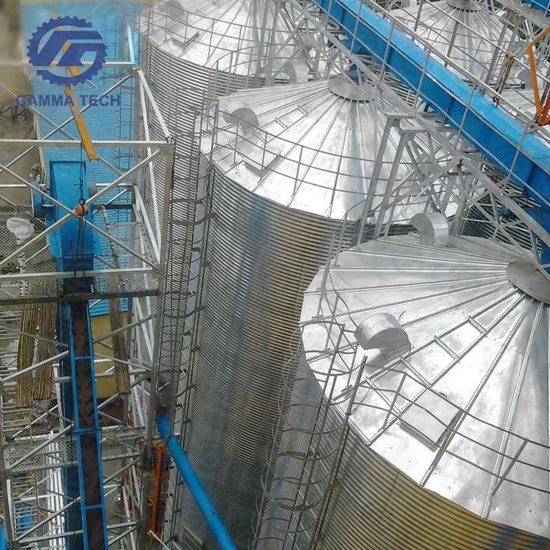 30 To 8000ton Silo Grain Feed Storage Tank Poultry Feed Mill Equipment Use