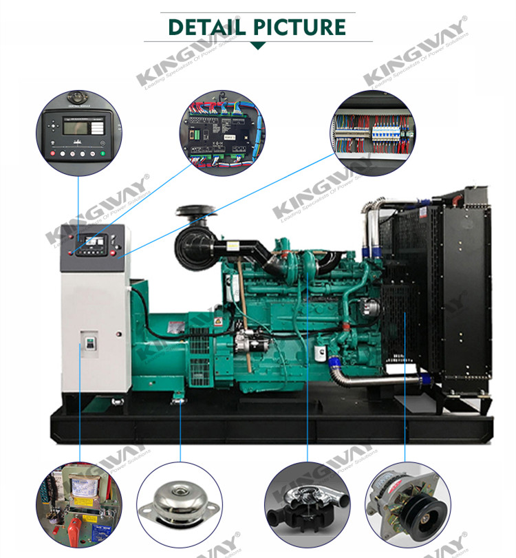 3 phase water cooled 50hz 1500rpm CE silent open diesel generator set direct factory manufacture