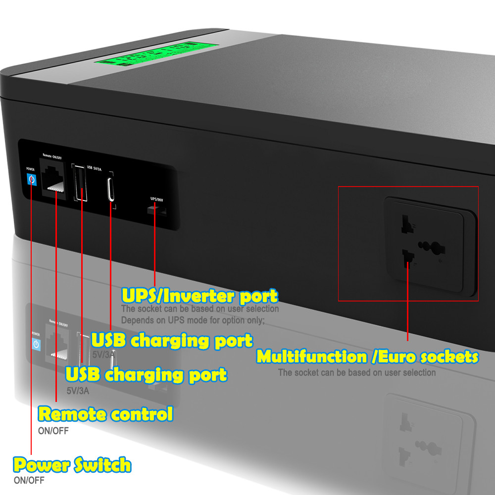 PIV Series LCD Display 1000W Modified Sine Wave Inverter