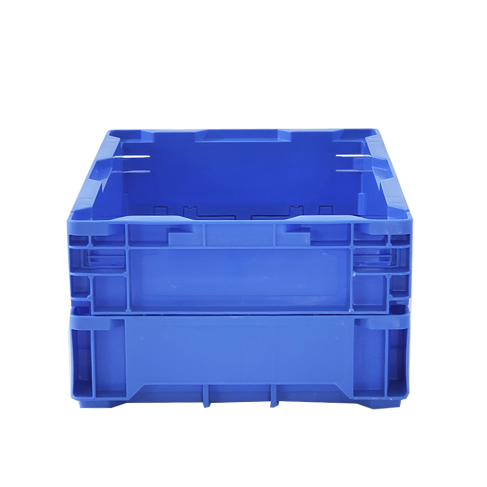 Small Industrial Warehouse Shipping Plastic Foldable Crate Customized Color Stackable
