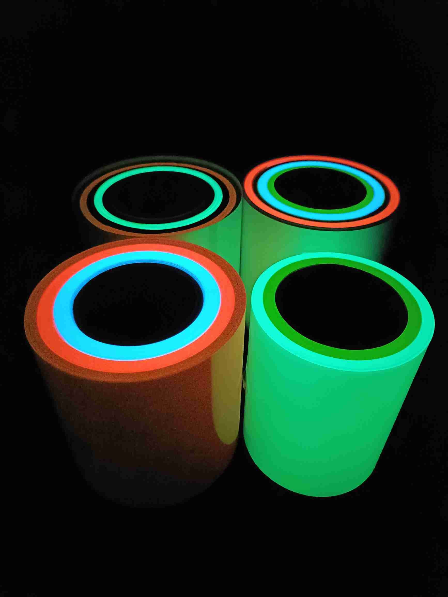 Colorful Luminous Tape Glow In The Dark For Fashion Sports Wear