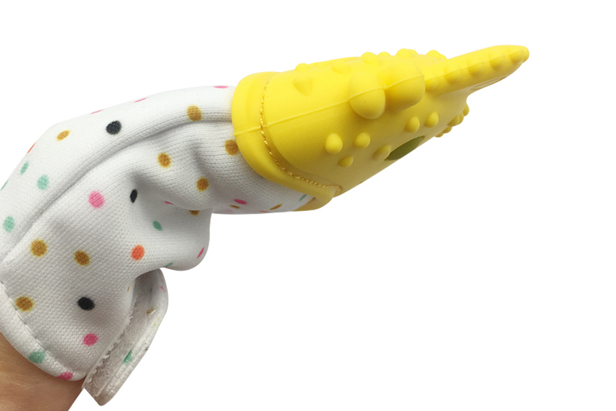 Baby Shower Gift Pain Relief Teething Mitt BPA Free Silicone Safe Food Grade Teether Glove Unisex Prevent Scratch Mitten