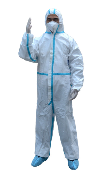 Fluid Resistant M Breathable Disposable Coveralls for Aviation Industry