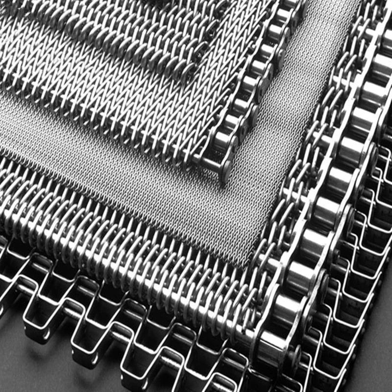 304 Stainless Steel Mesh Belt Conveyor Food Industry