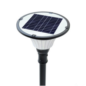 Round Poly Solar Electric Panels For LED Garden Light , Floor Lights